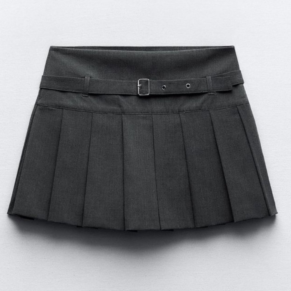 Zara Dark Gray Mini Skirt